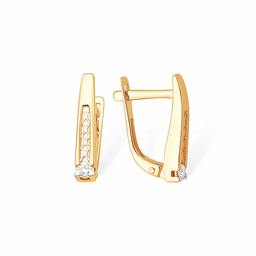 Серьги из золота EFREMOV 585 С10113094, бриллиант