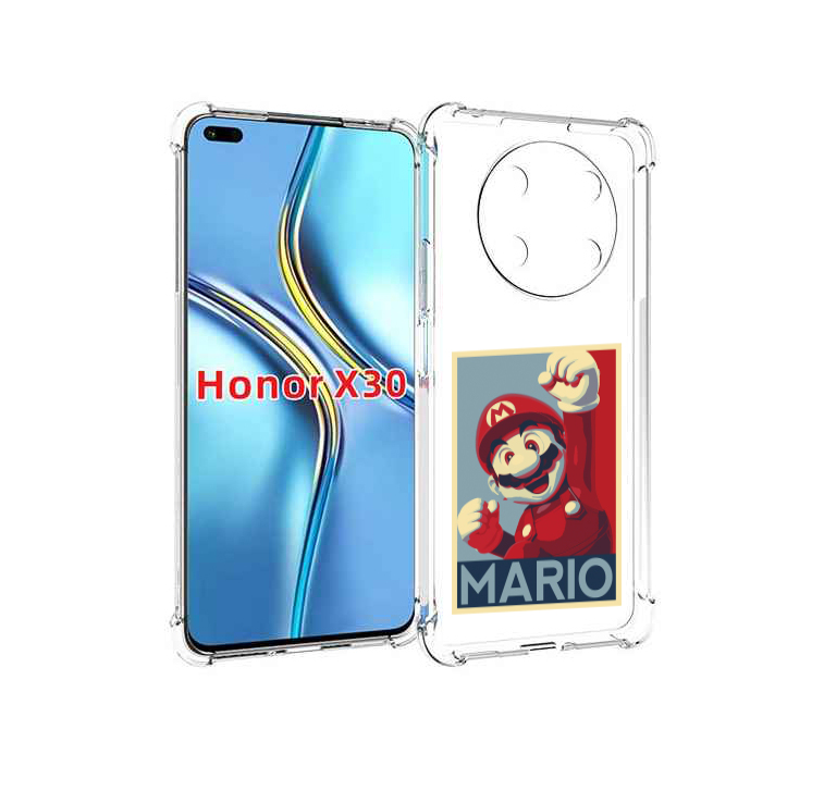 

Чехол MyPads злой марио для Honor X30 / Magic4 Lite 5G, Прозрачный, Tocco