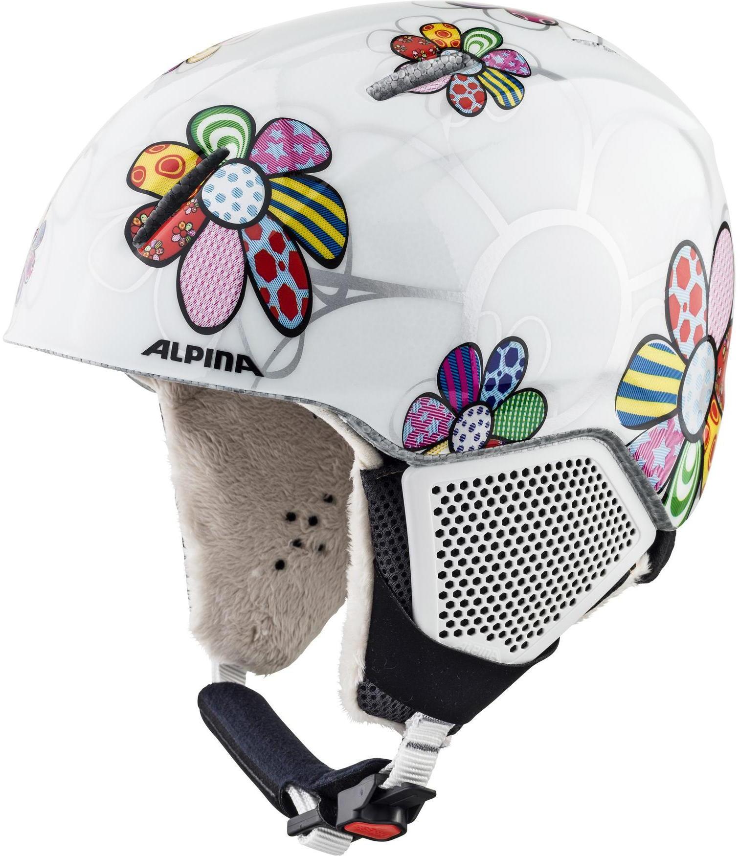 фото Горнолыжный шлем alpina carat lx 2021, patchwork flower, s/m
