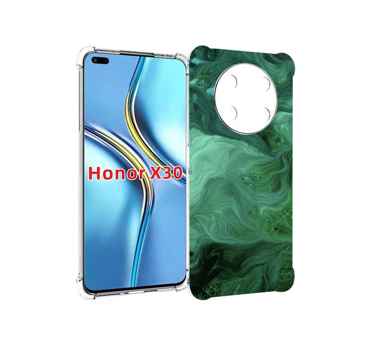 

Чехол MyPads зеленые нити для Honor X30 / Magic4 Lite 5G, Прозрачный, Tocco