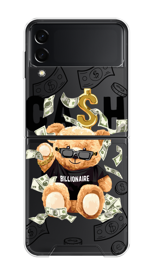 

Чехол на Samsung Galaxy Z Flip 3 "Big cash", Черный;серый;бежевый, 2103750-6