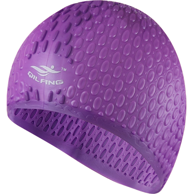 

Шапочка для плавания Sportex силиконовая Bubble Cap фиолетовый, E41536