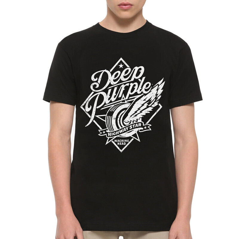 

Футболка мужская Dream Shirts Deep Purple Highway Star 10007722 черная L, Deep Purple Highway Star 10007722