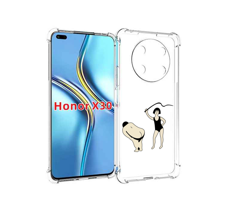 

Чехол MyPads женщина-наказывает для Honor X30 / Magic4 Lite 5G, Прозрачный, Tocco
