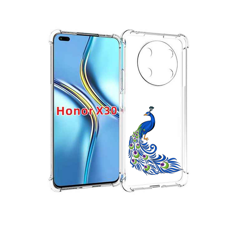 

Чехол MyPads жарптица-голубая для Honor X30 / Magic4 Lite 5G, Прозрачный, Tocco