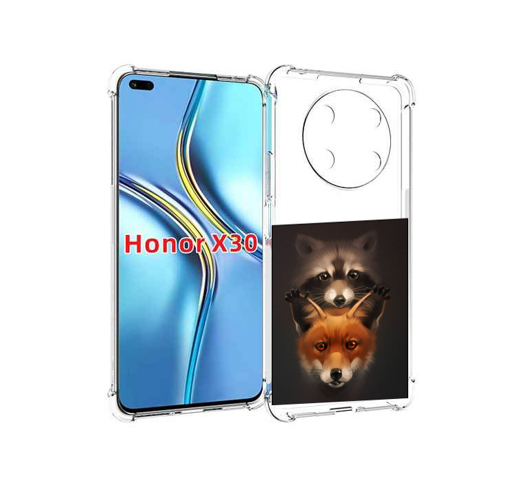 

Чехол MyPads енотик-лисенок для Honor X30 / Magic4 Lite 5G, Прозрачный, Tocco
