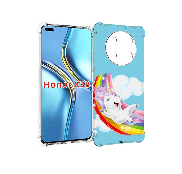 

Чехол MyPads единорог-на-радуге для Honor X30 / Magic4 Lite 5G, Прозрачный, Tocco