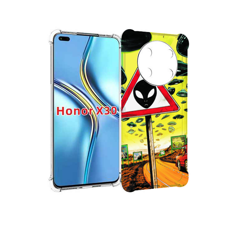 

Чехол MyPads дорога к инопланетянам для Honor X30 / Magic4 Lite 5G, Прозрачный, Tocco