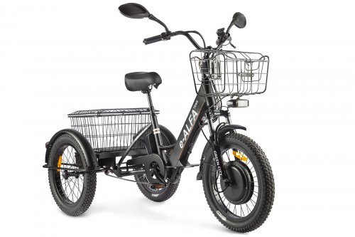 Eltreco Трицикл GREEN CITY e-ALFA Trike Черный