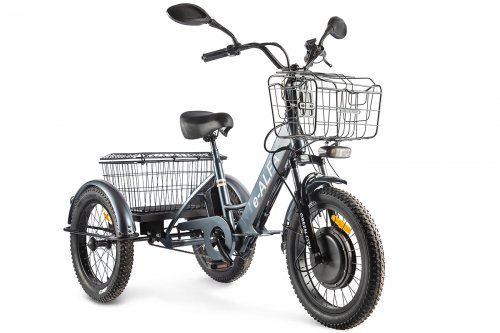 Eltreco Трицикл GREEN CITY e-ALFA Trike Темно-серый