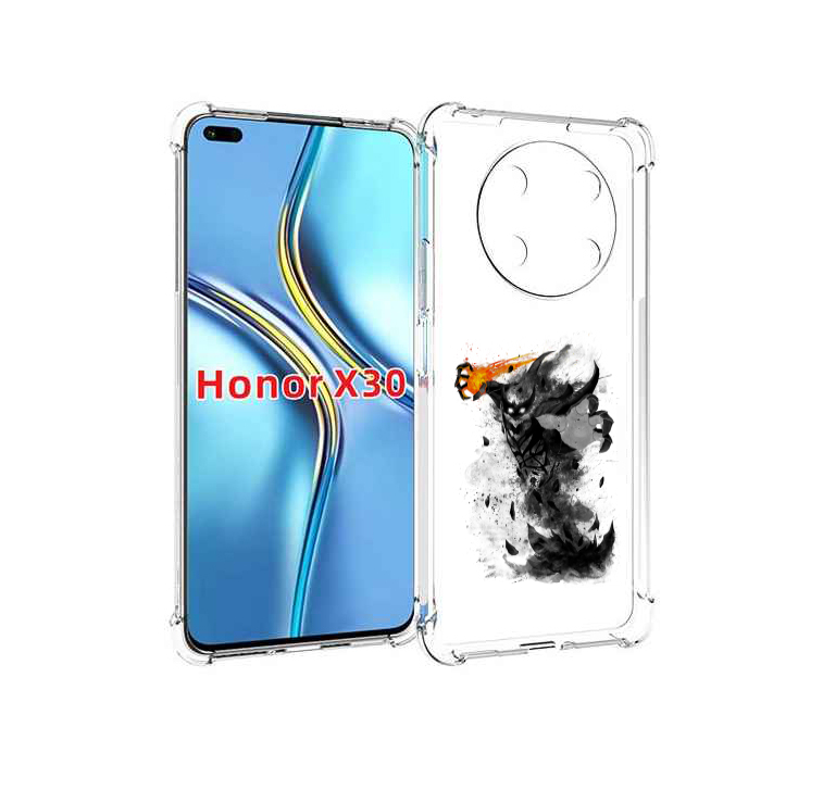 

Чехол MyPads nevermore черно белый для Honor X30 / Magic4 Lite 5G, Прозрачный, Tocco