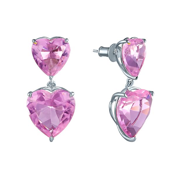 

Серьги из серебра Джей Ви SY-356175-E, стекло, SY-356175-E