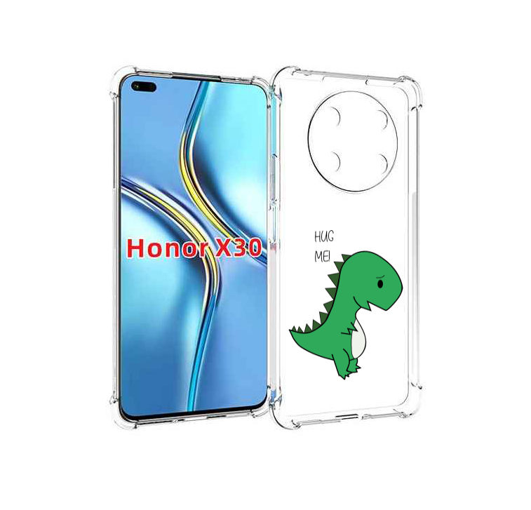 

Чехол MyPads динозаврик для Honor X30 / Magic4 Lite 5G, Прозрачный, Tocco
