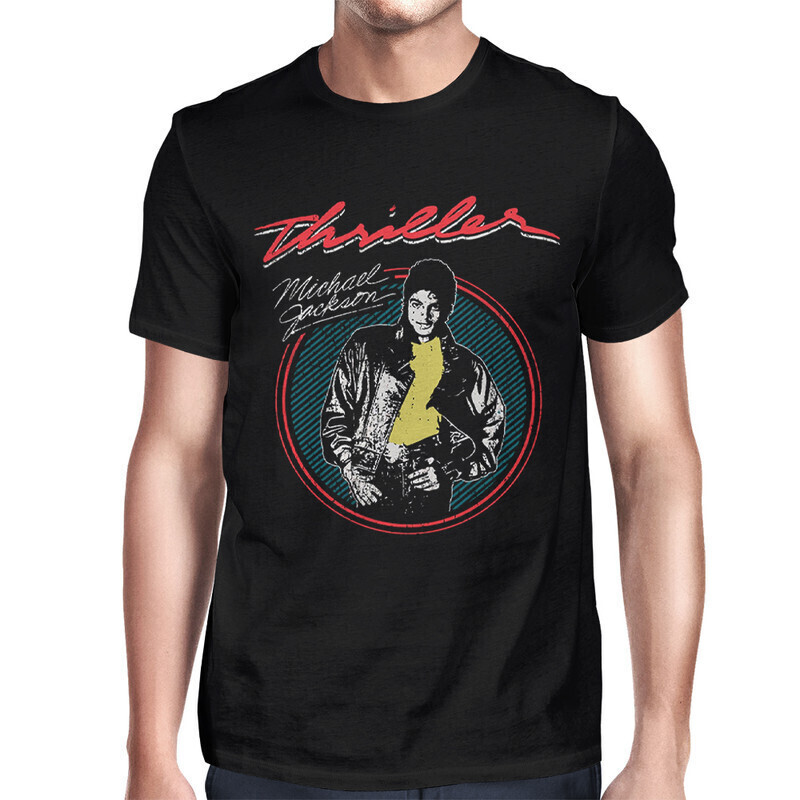 

Футболка мужская Dream Shirts Майкл Джексон 10007672 черная L, Майкл Джексон 10007672