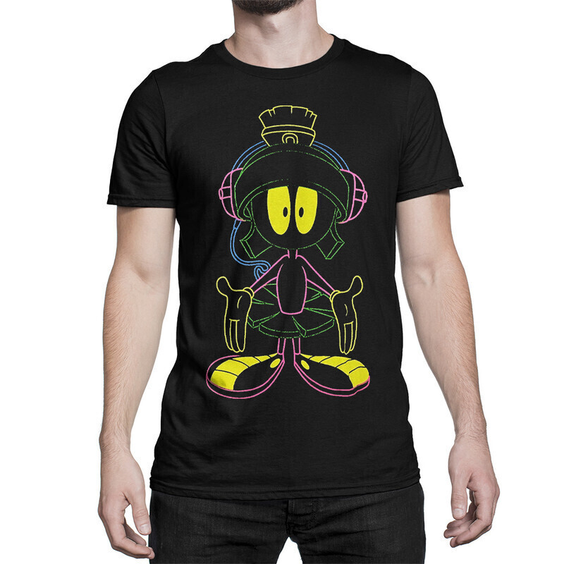 

Футболка мужская Dream Shirts Марсианин Марвин 10007662 черная M, Марсианин Марвин 10007662