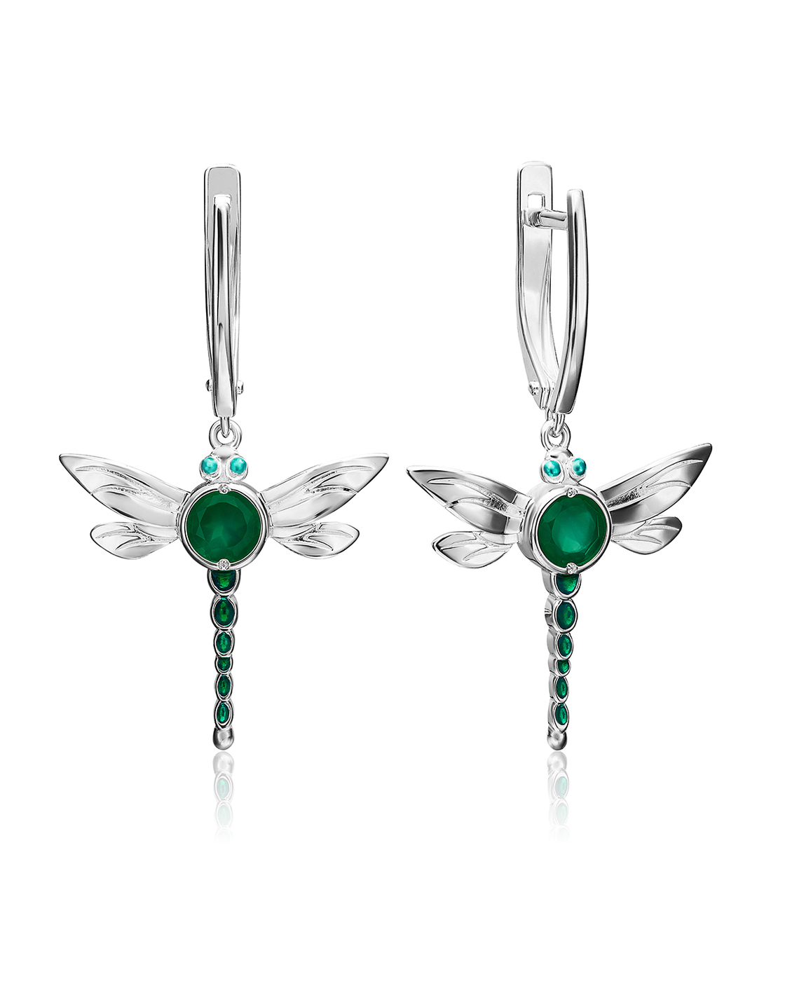 

Серьги из серебра с халцедоном PLATINA jewelry 02-4638-00-274-0200-68, 02-4638-00-274-0200-68
