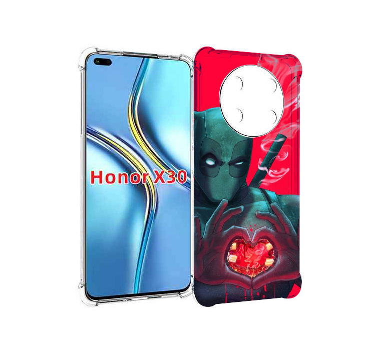 

Чехол MyPads дедпул-в-сердце для Honor X30 / Magic4 Lite 5G, Прозрачный, Tocco