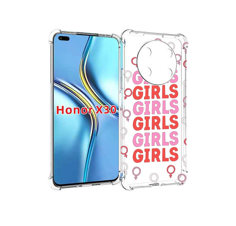 

Чехол MyPads девушки!!! женский для Honor X30 / Magic4 Lite 5G, Прозрачный, Tocco
