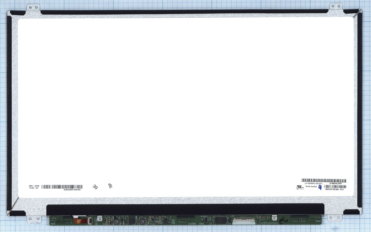 

Матрица OEM для ноутбука LP156WF6(SP)(P1) (100114628V), совместимая с p/n: LP156WF6(SP)(P1)