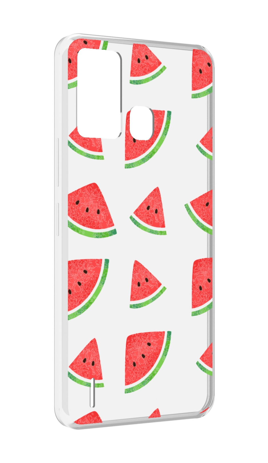 

Чехол MyPads арбузики для ITEL S16 / ITEL Vision 1 Pro, Прозрачный, Tocco
