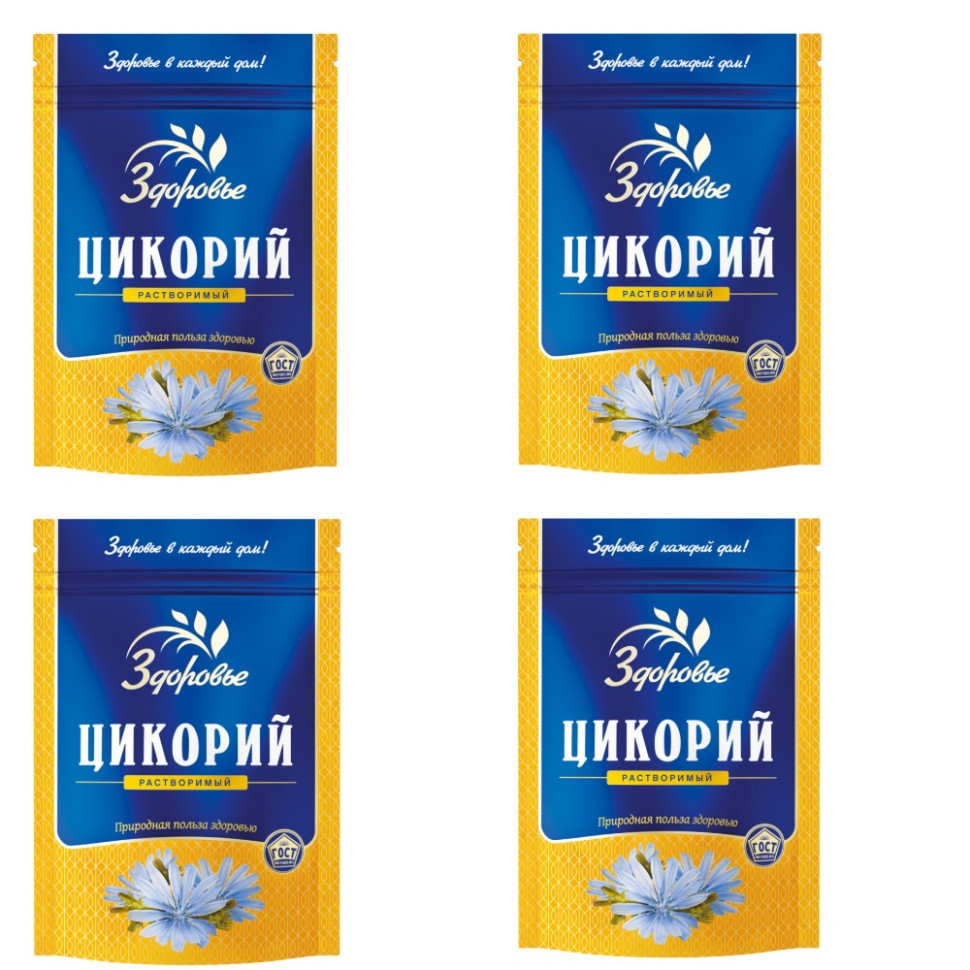 

Цикорий Здоровье натуральный гранулированный растворимый, 100 г x 4 шт, цикорий натуральный гранулированный растворимый