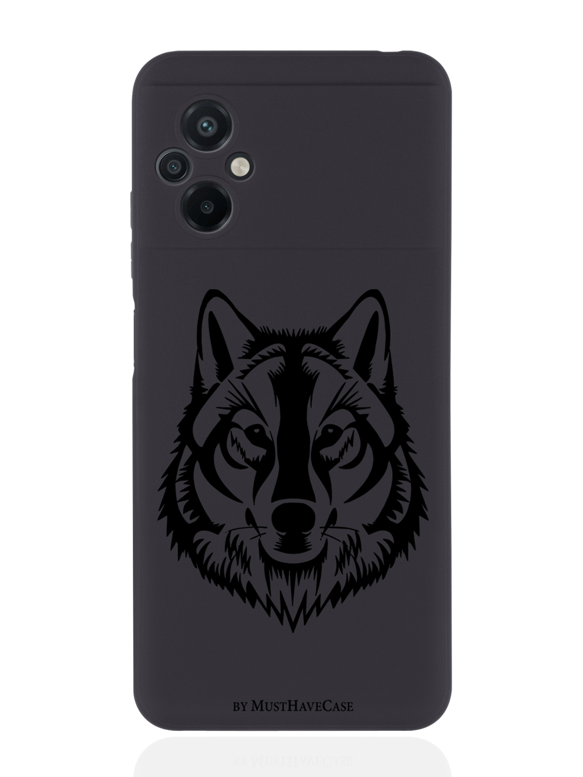

Чехол MustHaveCase для Poco M5 Волк черный