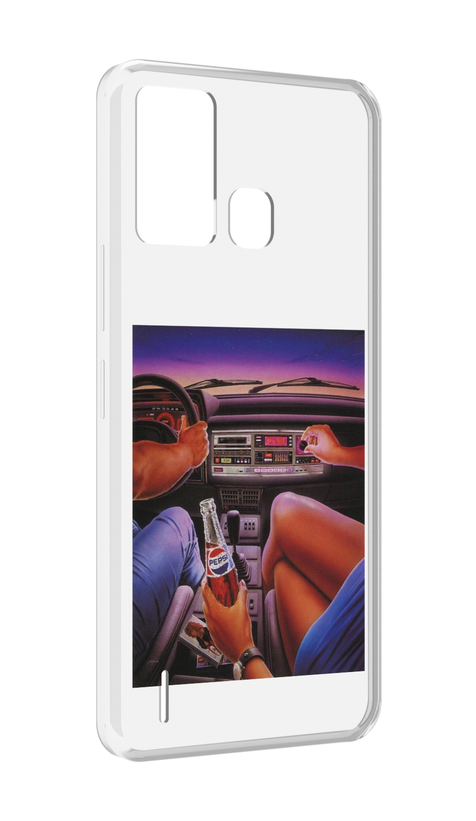 

Чехол MyPads американская машина салон для ITEL S16 / ITEL Vision 1 Pro, Прозрачный, Tocco