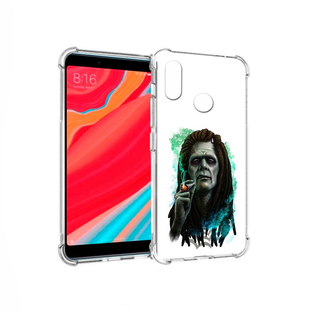 

Чехол MyPads Tocco для Xiaomi Redmi S2 зеленый мужчина с сигаретой (PT111025.312.360), Прозрачный, Tocco