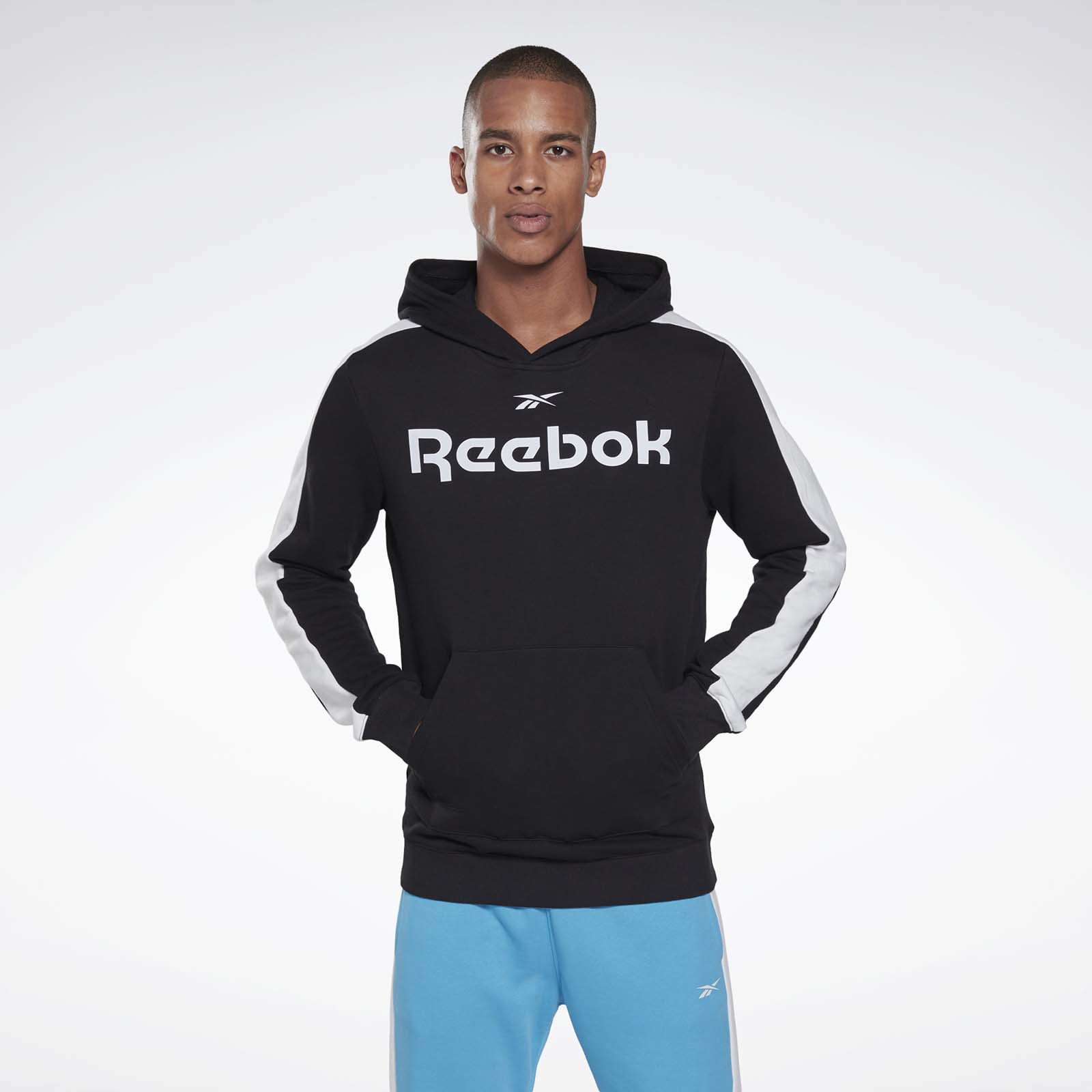 

Толстовка Reebok TE LL OTH HOODIE черная M, TE LL OTH HOODIE