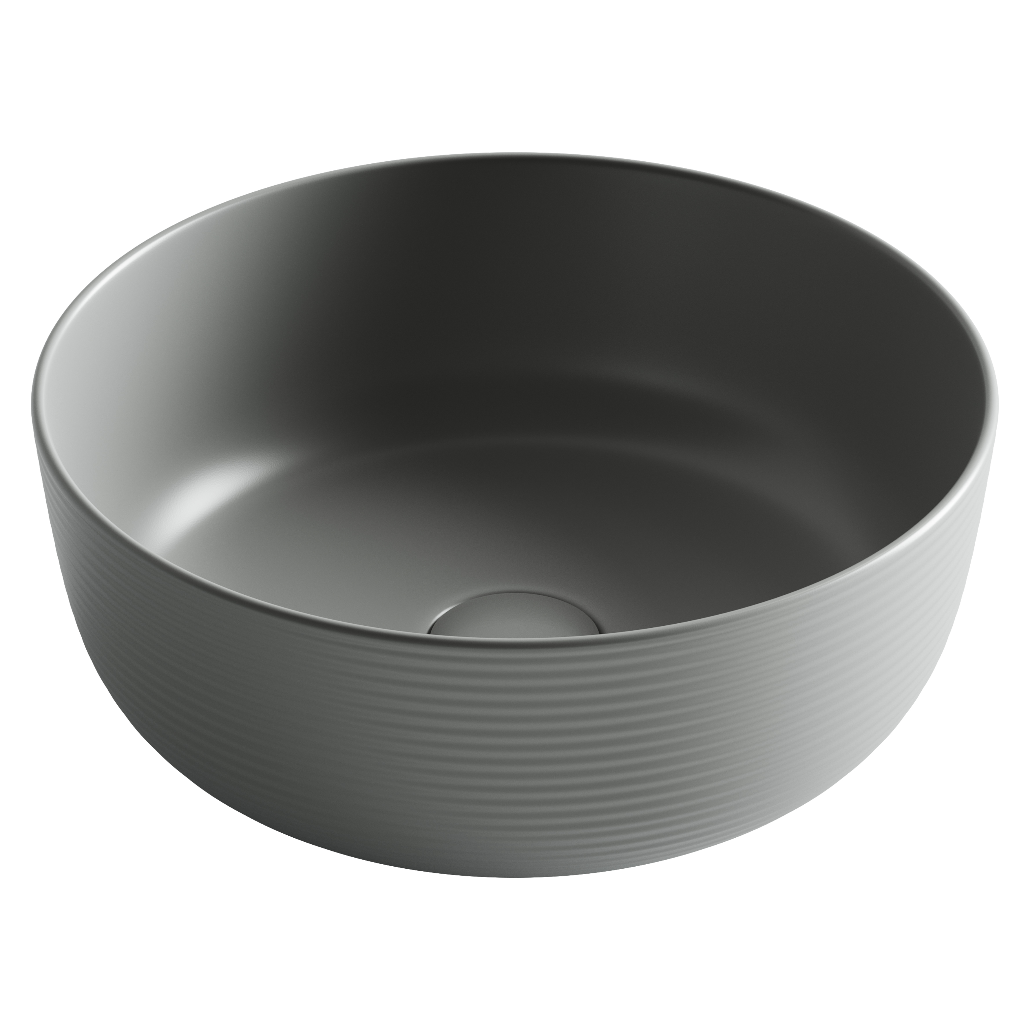 

Раковина накладная круглая Ceramicanova ELEMENT CN6073MH, 36 см, цвет антрацит матовый