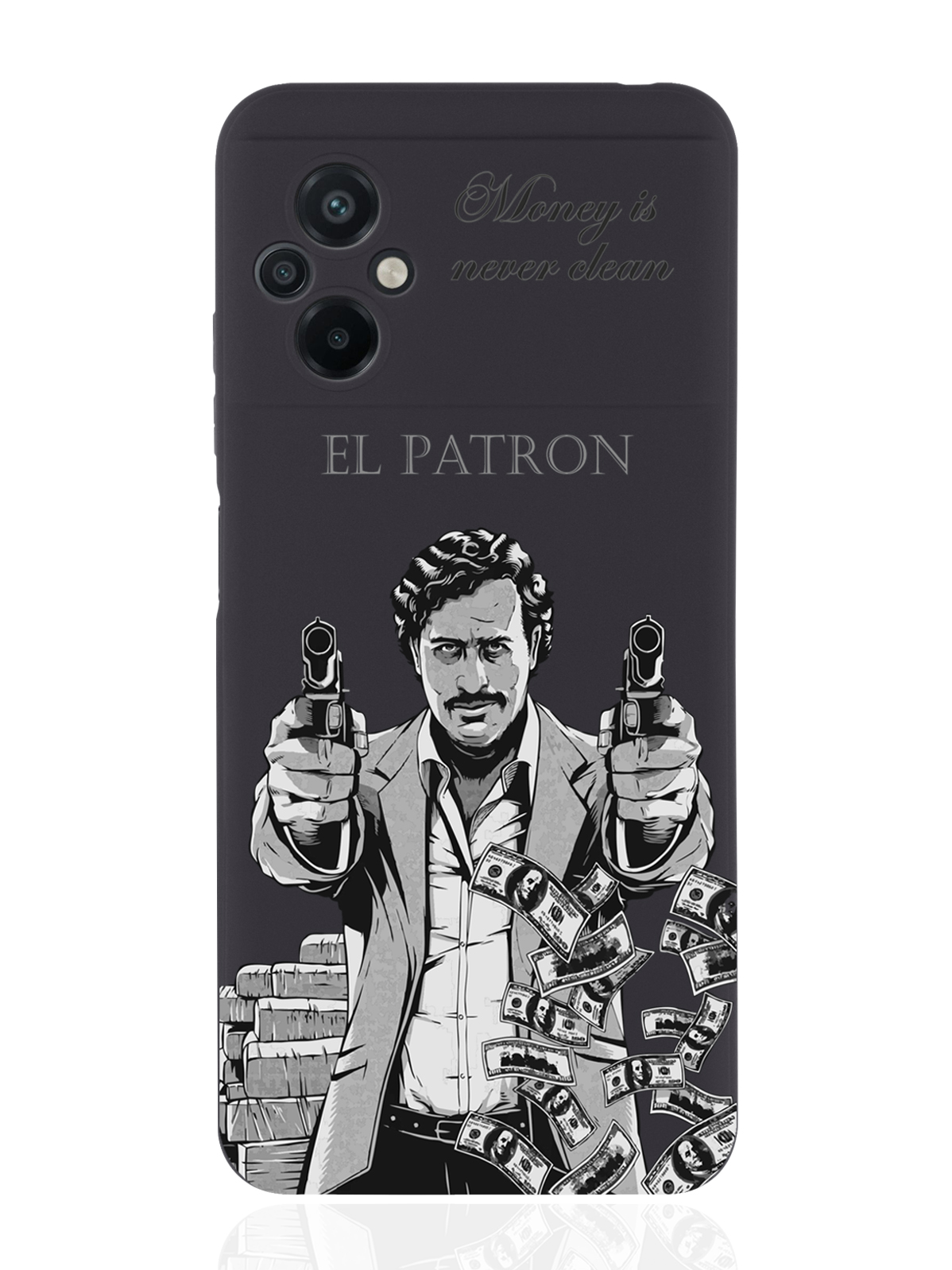 фото Чехол musthavecase для poco m5 el patron pablo escobar/пабло эскобар черный