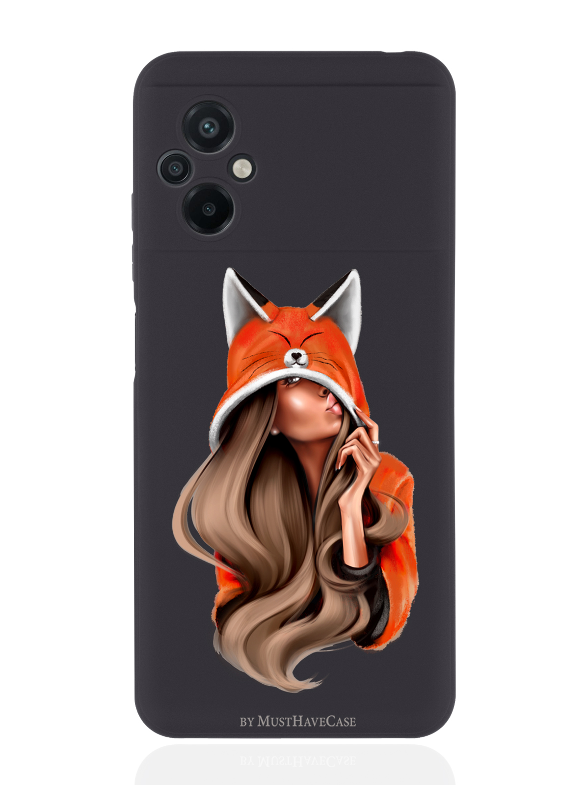 

Чехол MustHaveCase для Poco M5 Foxy Girl/Лисичка черный, Оранжевый;черный