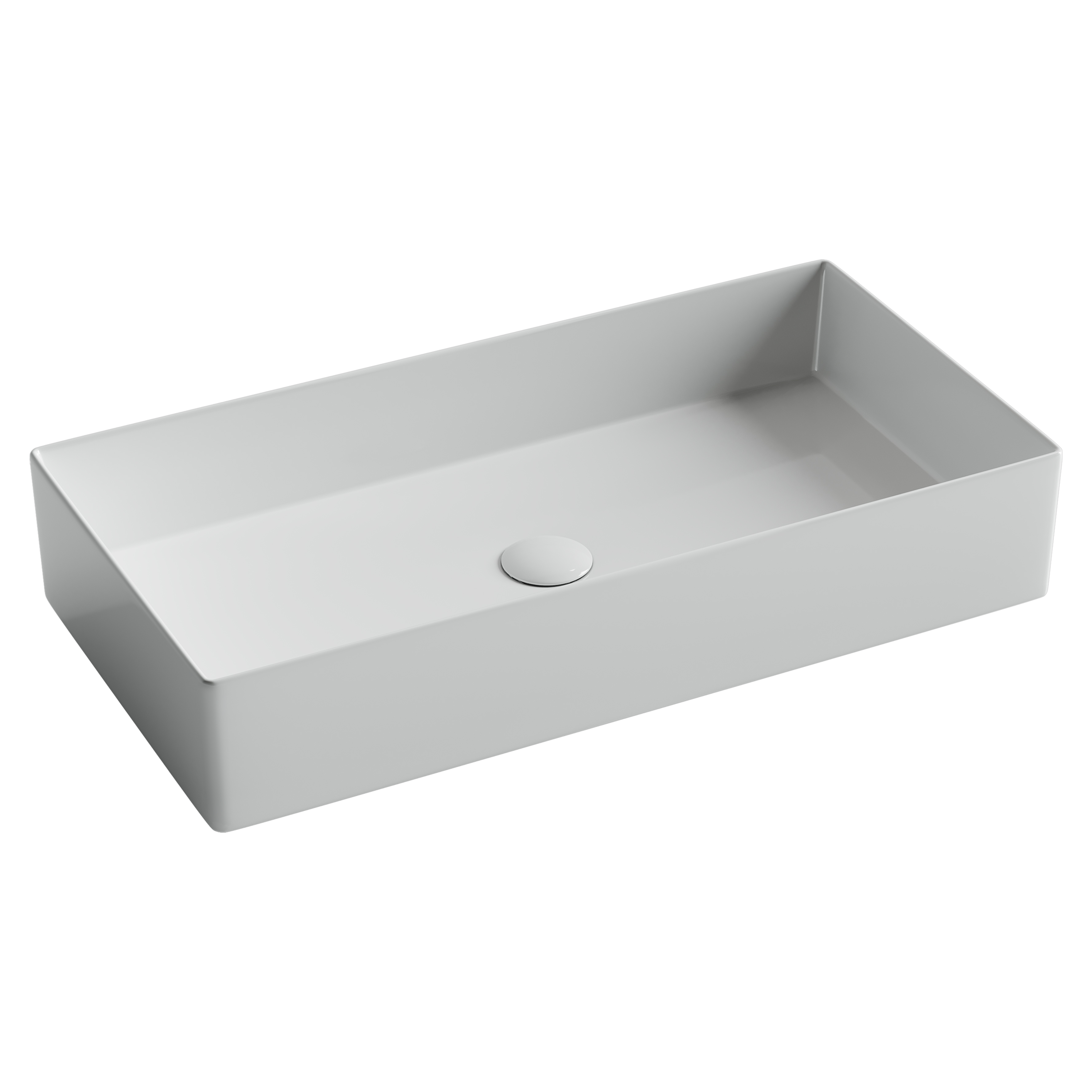 

Раковина накладная прямоугольная Ceramicanova ELEMENT CN6071, 70 см, цвет белый