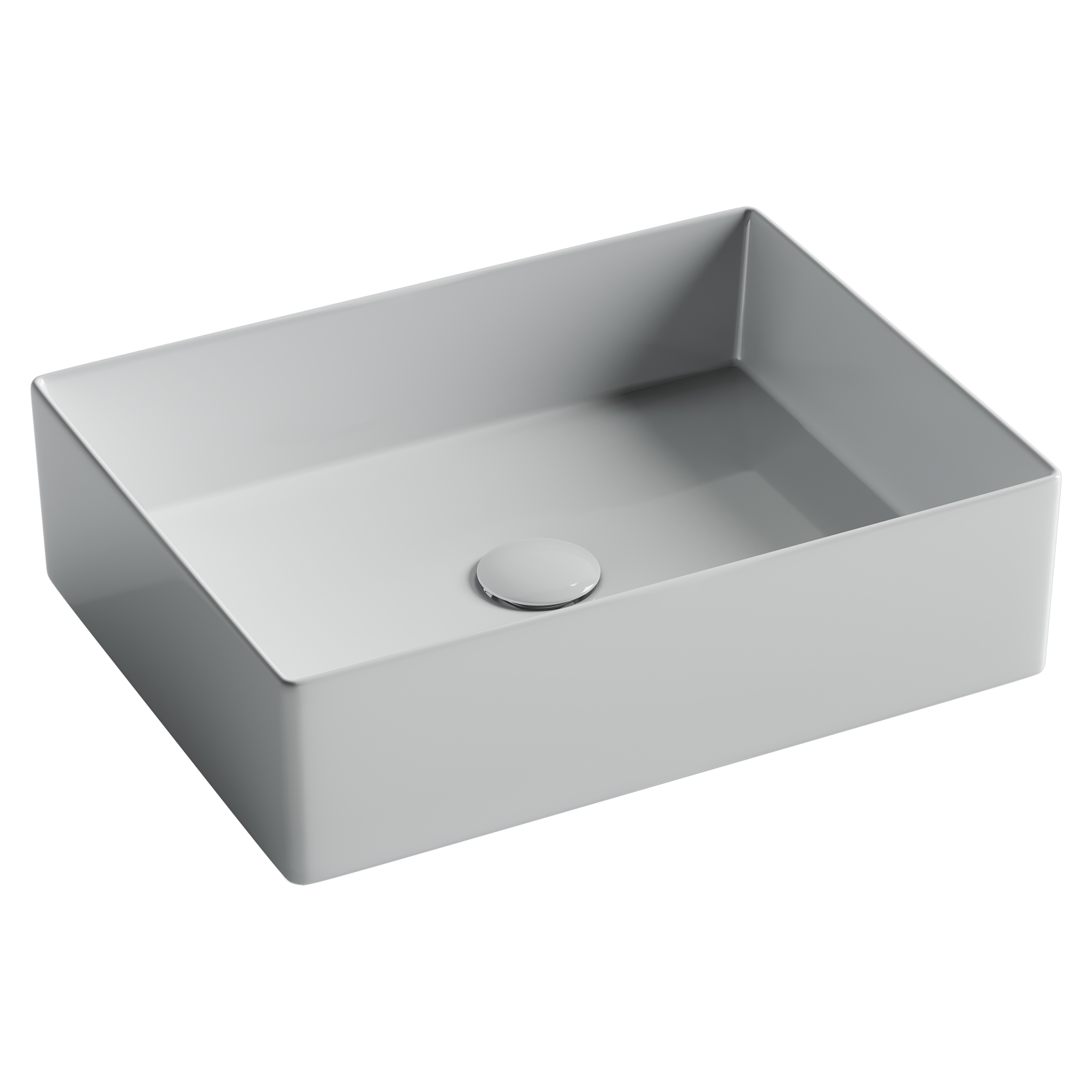 

Раковина накладная прямоугольная Ceramicanova ELEMENT CN6069, 36 см, цвет белый