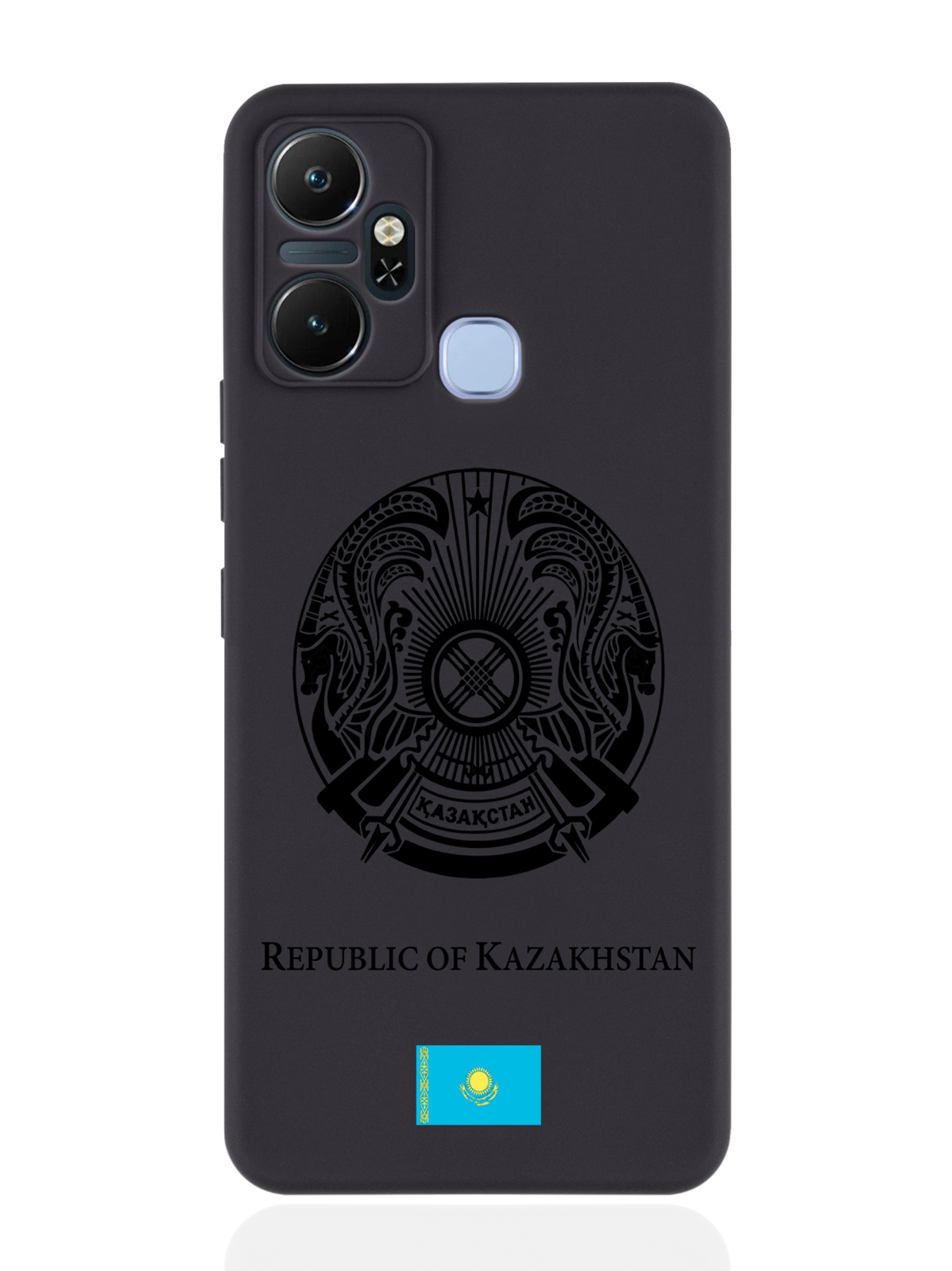 

Чехол SignumCase для Infinix Smart 6 Plus Черный лаковый Герб Казахстана черный