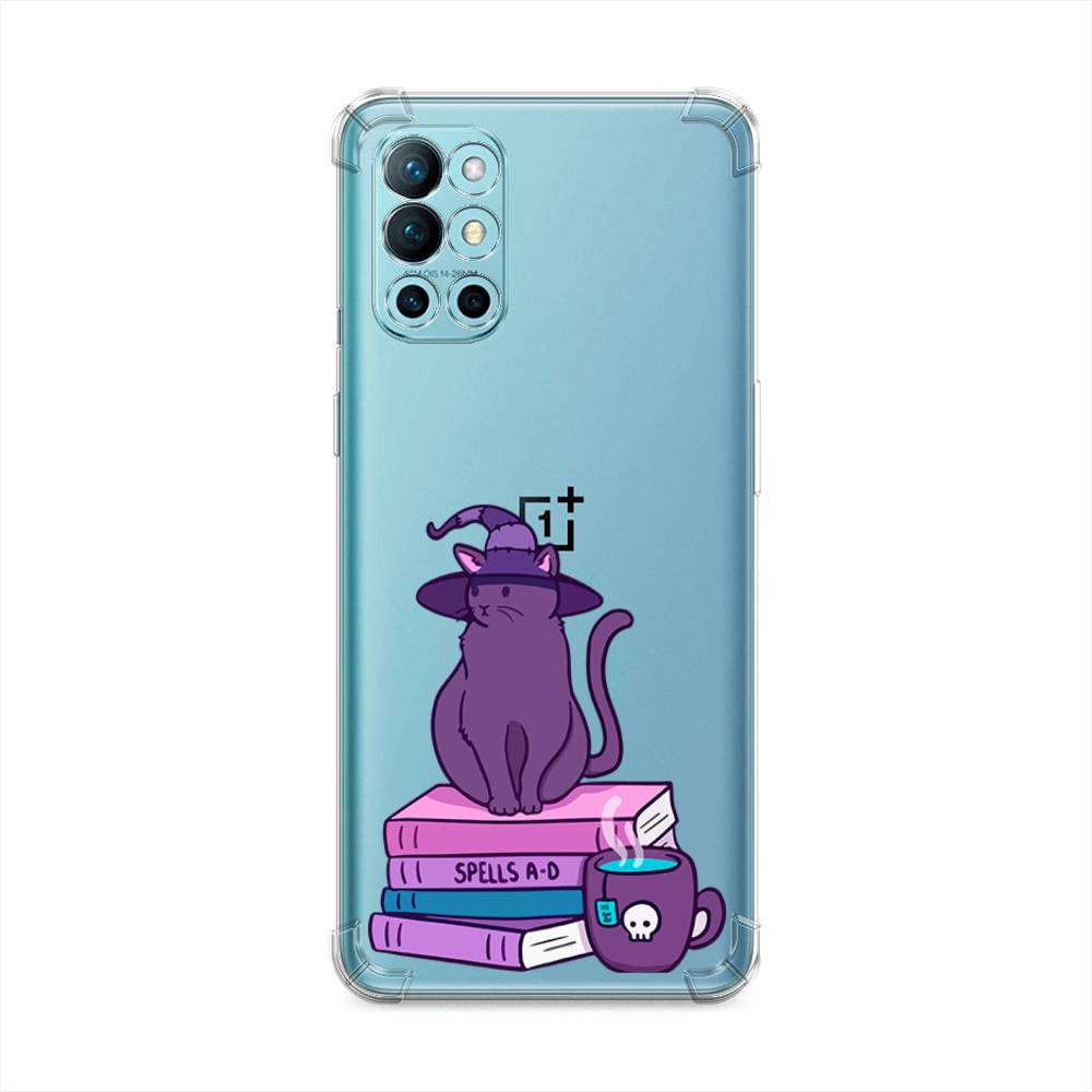 

Чехол Awog на OnePlus 9R / ВанПлас 9R "Magic Cat", Розовый, 151651-1
