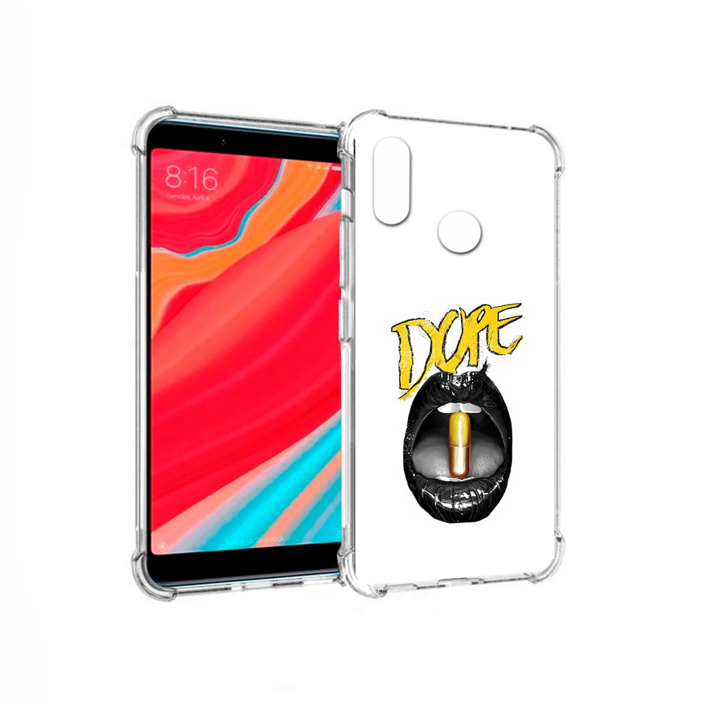 

Чехол MyPads Tocco для Xiaomi Redmi S2 губы (PT111025.312.303), Прозрачный, Tocco