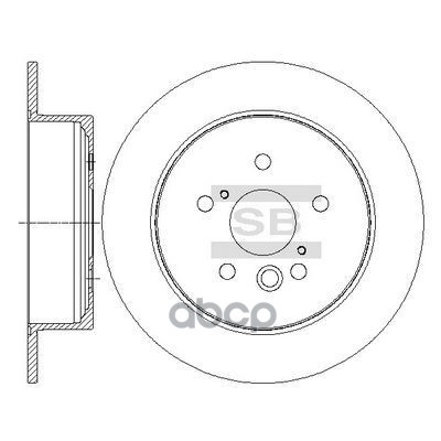 

Диск Тормозной Задний Toyota Rav 4 Ii / Chery Tiggo / Lifan X60 Sangsin Brake Sd4623 Sangs