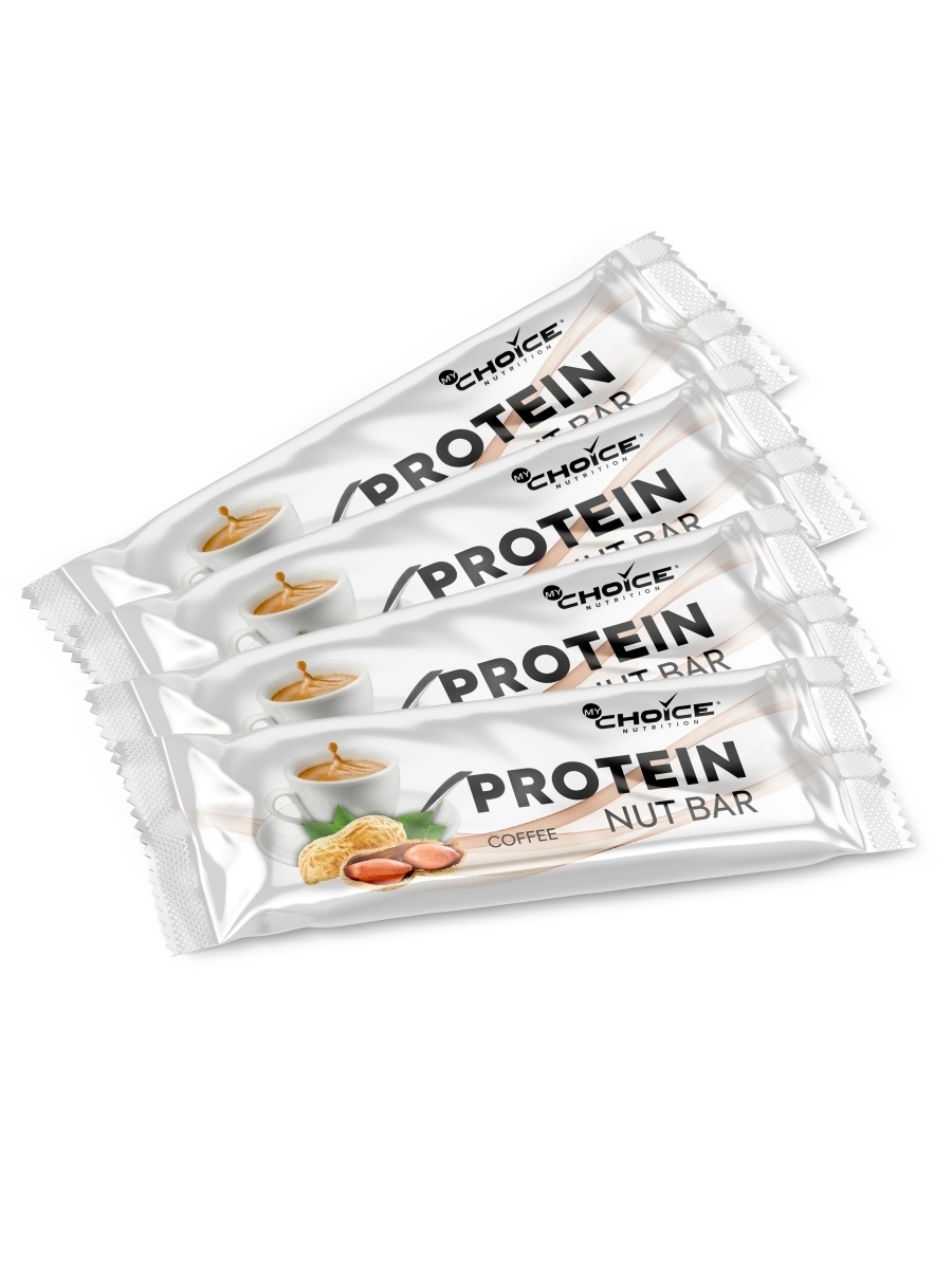 

MyChoice Nutrition Protein Nut Bar (4 шт) кофе, Protein Nut Bar (4 шт) кофе