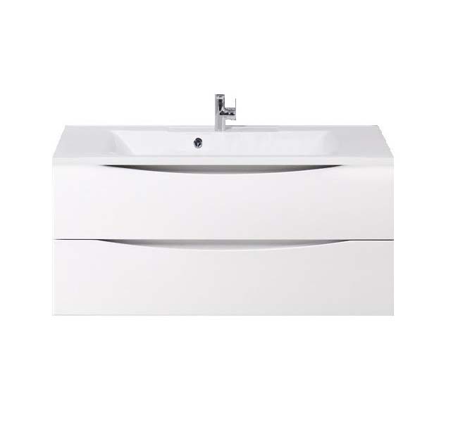 

База под раковину подвесная BelBagno MARINO-900-2C-SO-BL-P, Bianco Lucido, Белый