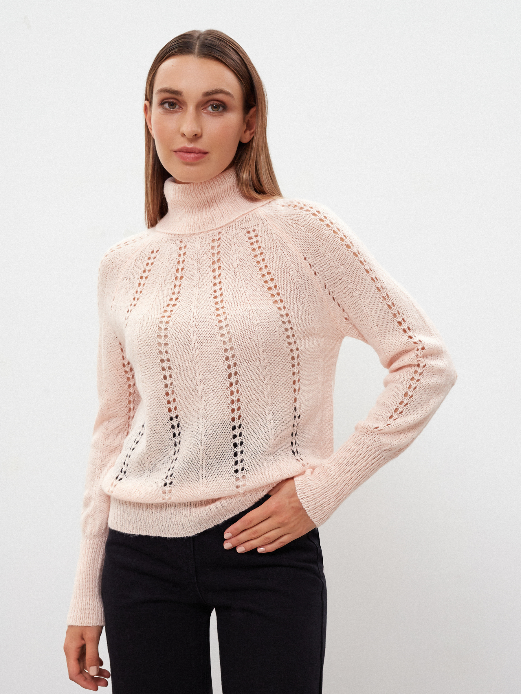 

Джемпер женский Consowear KJL 220620 розовый 44 RU, KJL 220620