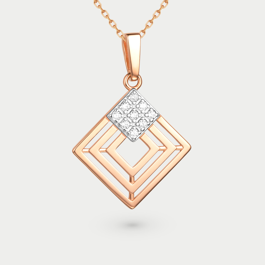 

Подвеска из золота с фианитом GOLD CENTER 50269, 50269