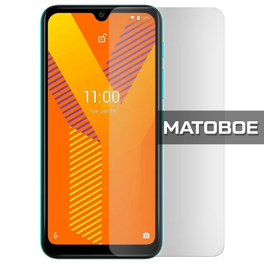 

Стекло защитное гибридное Матовое Krutoff для Wiko Y62 Plus