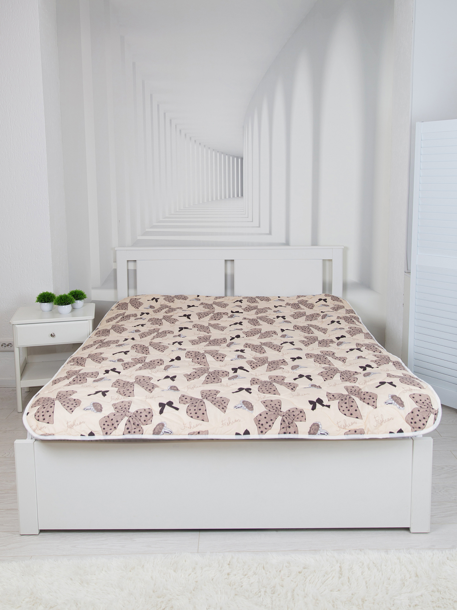 

Утепленное одеяло Alex House Warm Air S, 200x220, Полисатин, Синтепон, Бежевый;коричневый;черный, серия Alex House Warm Air