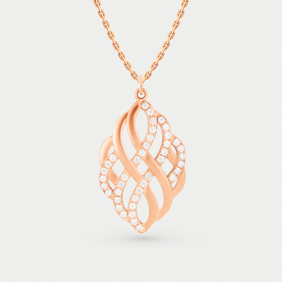 

Подвеска из золота с фианитом GOLD CENTER 50046, 50046