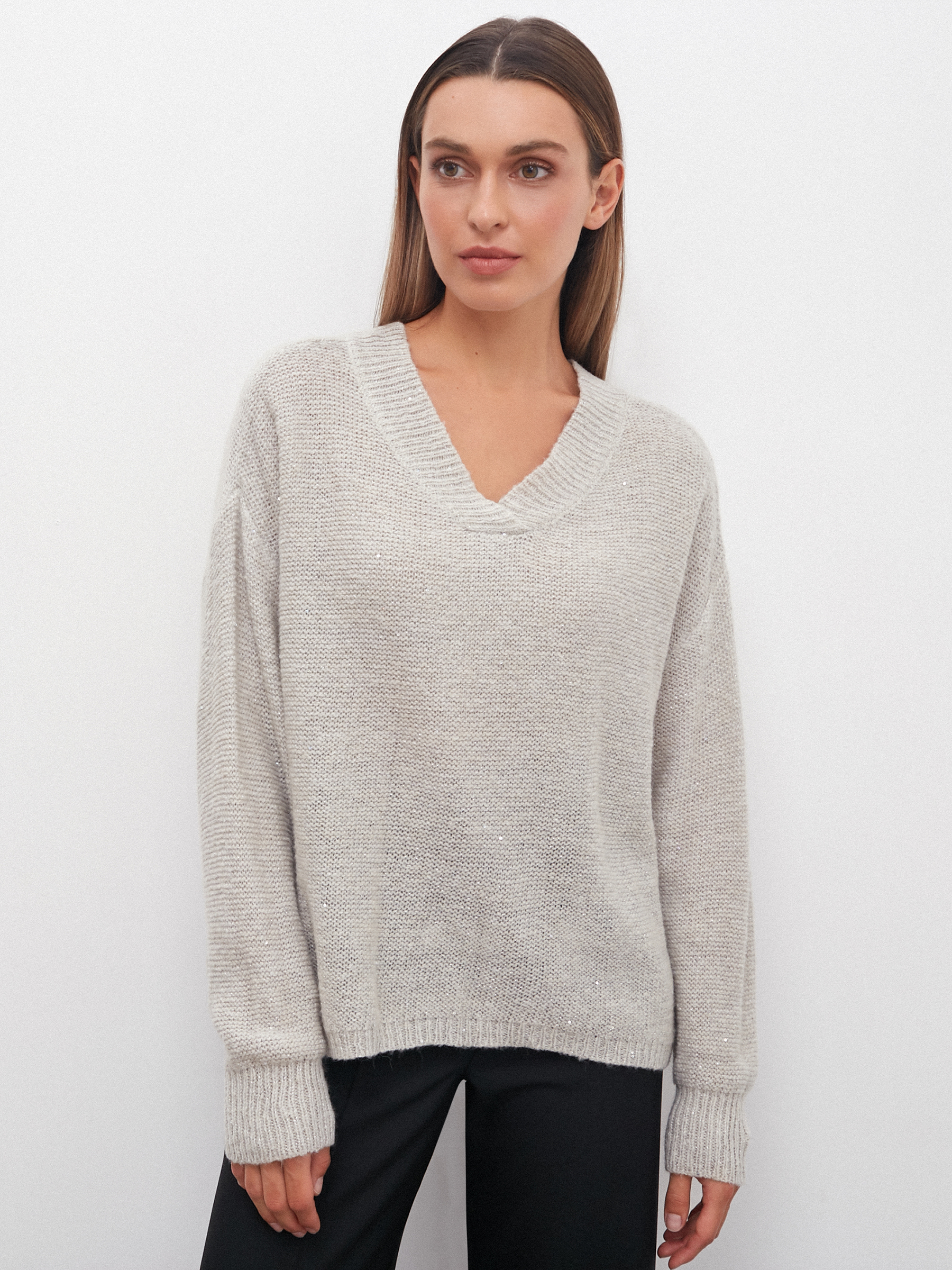 

Джемпер женский Consowear KJL 220612 серый 44 RU, KJL 220612