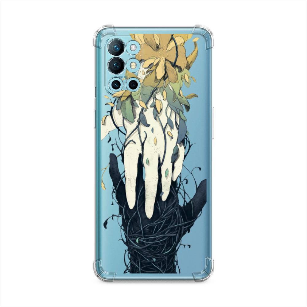 

Чехол Awog на OnePlus 9R / ВанПлас 9R "Сплетения рук", Зеленый, 151651-1