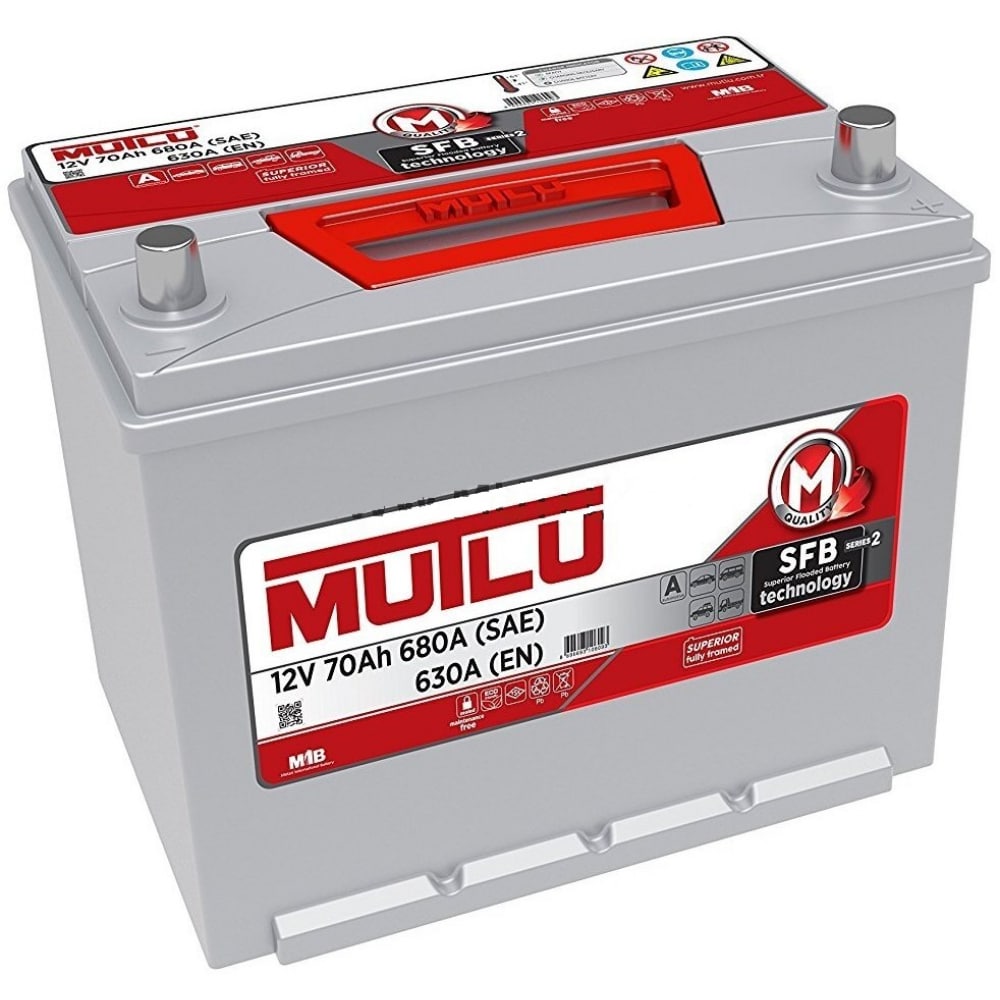

Аккумулятор Mutlu SFB M2 6СТ-70.0 80D26FL