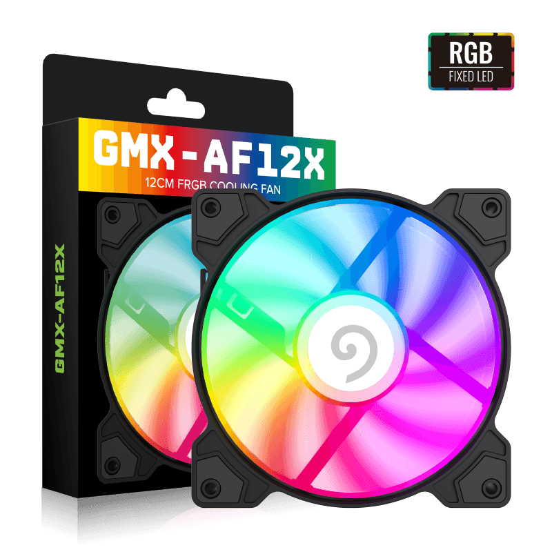 

Вентилятор для компьютера 120х120х25 GameMAX, GMX-AF12X, 12В,(подшипник скольжения),в плас, GMX-AF12X