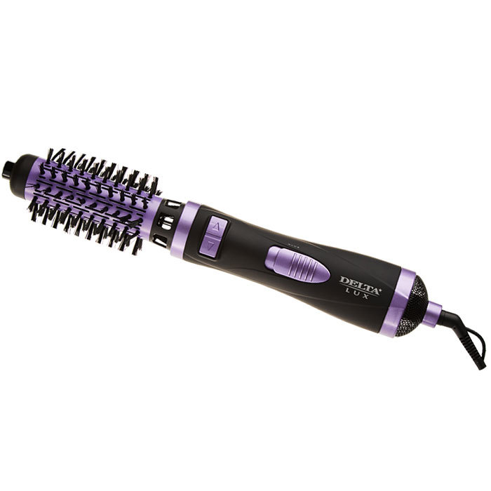 

Фен-щетка Delta Lux DL-0443R 1000 Вт фиолетовый, черный, DL-0443R